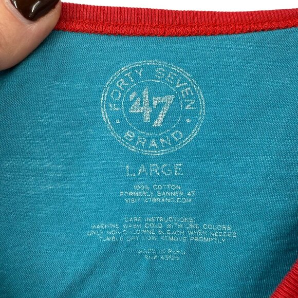 Vancouver Grizzlies Tank Top Mens Size L 47 Brand Muscle Tank Basketball Retro - Picture 7 of 8